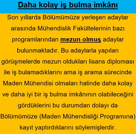 Maden Mühendisliği Bölümü Neden Tercih Edilmeli?